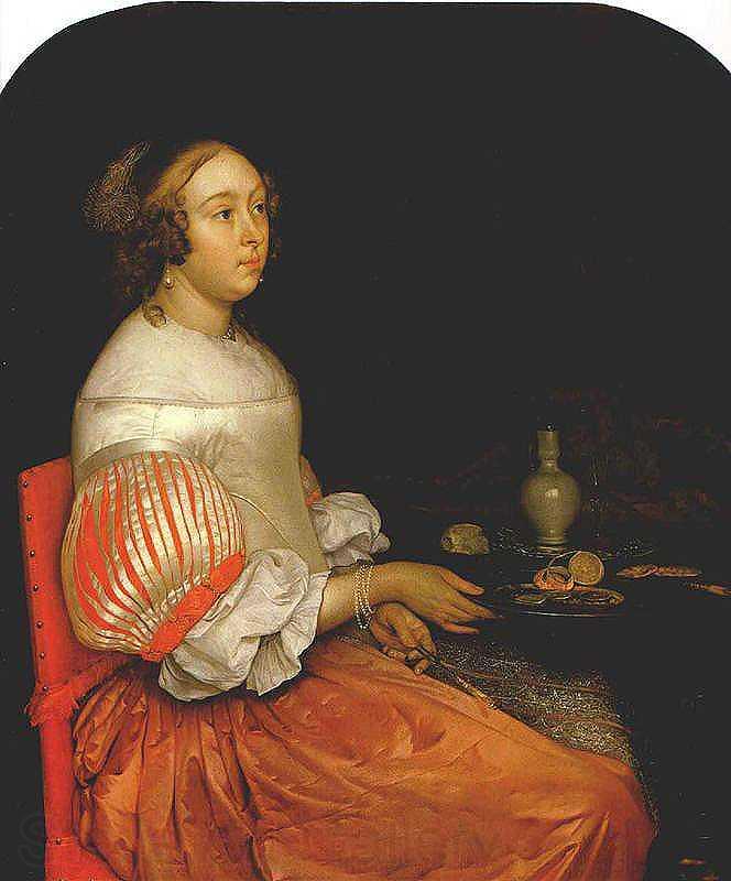 NEER, Eglon van der Young Lady at her Breakfast ag